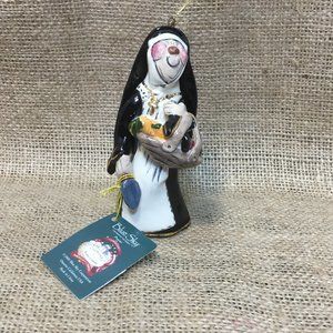 Vintage Nun Ornament Sister Maria Green Thumb, Signed, w/Orig. Tags, Hand Painte